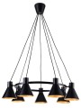LAMPAMI -  lampa sufitowa, lampa nad stół, czarna lampa do jadalni