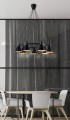 LAMPAMI -  lampa sufitowa, lampa nad stół, czarna lampa do jadalni