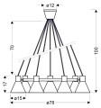 LAMPAMI -  lampa sufitowa szkic