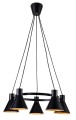 LAMPAMI - lampa do salonu, lampa nad stół, czarna lampa wisząca