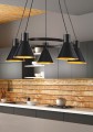 LAMPAMI - lampa do salonu, lampa nad stół, czarna lampa wisząca