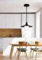 LAMPAMI - lampa nad stół, czarna lampa wisząca, lampa wisząca czarna, żyrandol nowoczesny