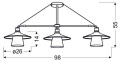 LAMPAMI - lampa nad stół szkic