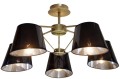 LAMPAMI - lampa sufitowa złota, lampa złota, złota lampa wisząca, żyrandol do salonu