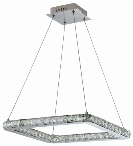 LAMPAMI - lampa sufitowa ledowa, lampa wisząca kryształy,  lampa ledowa wisząca, żyrandol do salonu