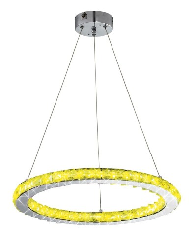 LAMPAMI - lampa sufitowa ledowa, lampa wisząca kryształy,  lampa ledowa wisząca, żyrandol do salonu