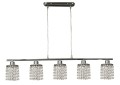 LAMPAMI- lampa wisząca sufitowa, żyrandol srebrny nowoczesny, lampa nad stół