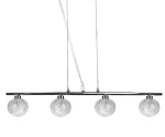 Lampa nad stół do jadalni wisząca SPHERE 4XG9 40W CHROM 