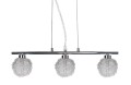 LAMPAMI - lampa sufitowa, żyrandol srebrny, lampa nad stół, żyrandol nowoczesny do salonu