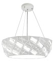 LAMPAMI - lampa sufitowa, żyrandol biały, lampa nad stół, żyrandol nowoczesny do salonu