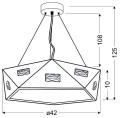 LAMPAMI - lampa sufitowa szkic