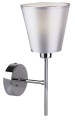 LAMPAMI - lampa ścienna srebrna, kinkiet do salonu, kinkiet do sypialni