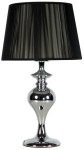Czarna lampa stołowa 40 cm glamour GILLENIA 1XE27 60W 
