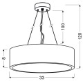 LAMPAMI - lampa sufitowa wisząca szkic