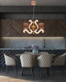 LAMPAMI - lampa wisząca miedziana, lampa nad stół, lampa miedziana wisząca, lampa do salonu