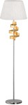 Elegancka lampa stojąca podłogowa DENIS 1XE27 60W CHROM/ZŁOTY