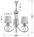 LAMPAMI - lampa sufitowa szkic