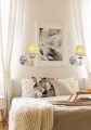 LAMPAMI - lampa ścienna złota, kinkiet do salonu, kinkiet do sypialni