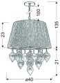 LAMPAMI - lampa sufitowa szkic