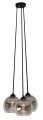LAMPAMI - lampa sufitowa srebrna, lampa wisząca srebrna, srebrna lampa wisząca, żyrandol do salonu