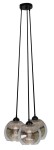 Potrójna lampa wisząca TRIO 1 3XE27 60W CHROM