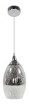 Pojedyncza lampa wisząca srebrna 125 cm CELIA 1XE27 60W