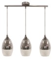 LAMPAMI - lampa sufitowa wisząca, lampa wisząca do salonu, srebrna lampa wisząca, żyrandol do salonu