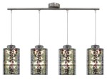 Lampa wisząca do jadalni NOCTURNO 4XE27 40W CHROM
