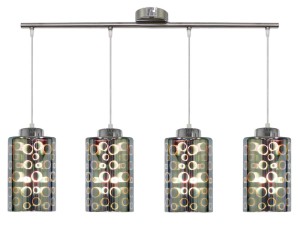 Lampa wisząca do jadalni NOCTURNO 4XE27 40W CHROM