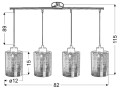 LAMPAMI - lampa wisząca nowoczesna szkic