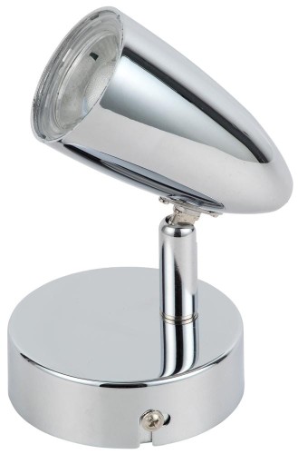 LAMPAMI - lampa na ścianę srebrna, kinkiet nowoczesny, lampa korytarz