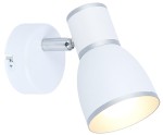  Biały kinkiet na korytarz 1XE14 40W FIDO BIAŁY+CHROM