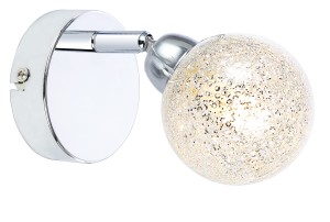 Kinkiet do pokoju dziecka KALEIDOSCOPE 1XG9 4W LED CHROM 