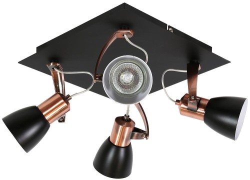 LAMPAMI - lampa czarna, lampa sufitowa czarna, lampa kuchenna