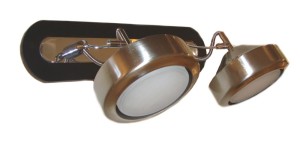 Lampa sufitowa listwa ERTH 2XGX53 9W EARTH ENERGO SATYNA/WENGE