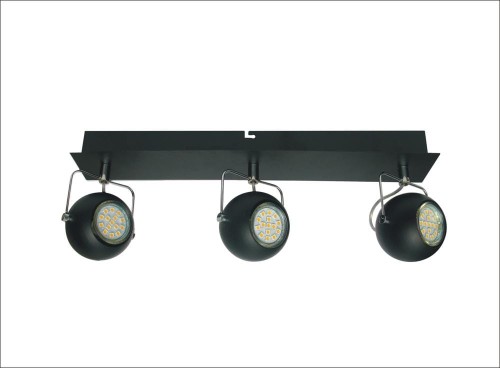 LAMPAMI - lampa listwa czarna, lampa sufitowa czarna, lampa kuchenna