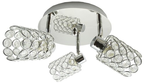 LAMPAMI - lampa srebrna, lampa sufitowa srebrna, lampa kuchenna