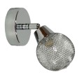 LAMPAMI - lampa ścienna srebrna, lampa do salonu srebrna, kinkiet do sypialni
