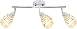 Lampa sufitowa na korytarz JUBILAT 3XE14 10W CHROM 