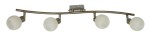Lampa przysufitowa listwa ALABASTER 4xG9 40W SATYNA+CHROM