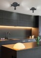 LAMPAMI - lampa kuchenna, lampa do salonu, plafon czarny, lampa korytarz