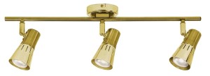 Lampa sufitowa regulowana listwa ARENA 3xE14 40W ZŁOTO PATYNA ARENA