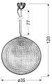 LAMPAMI - lampa wisząca szkic