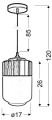 LAMPAMI - srebrna lampa szkic