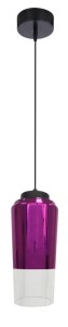 Lampa wisząca z fioletowym 1xE27 60W TUBE