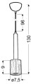 LAMPAMI - lampa wisząca szkic