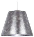 Srebrna lampa wisząca PLATINO 3 35 CM 1xE27 60W 