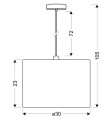 LAMPAMI - lampa do pokoju szkic