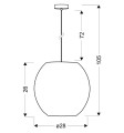 LAMPAMI - lampa do pokoju szkic