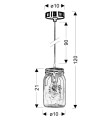 LAMPAMI - lampa do pokoju szkic